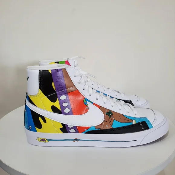 Nike | Shoes | Nike Flyleather Blazer 77 Qs Mulit Color  display picture 3